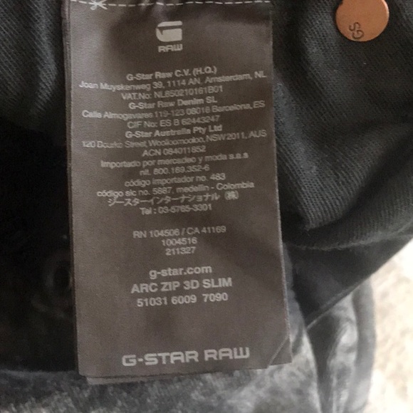 G - RAW ARC ZIP 3D SLIM - Picture 15 of 16